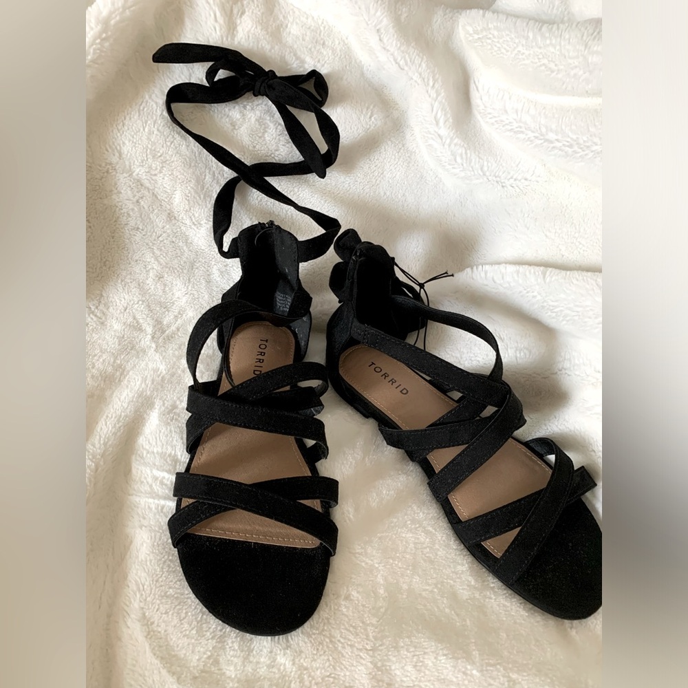 Torrid Strap Sandals 7.5ww